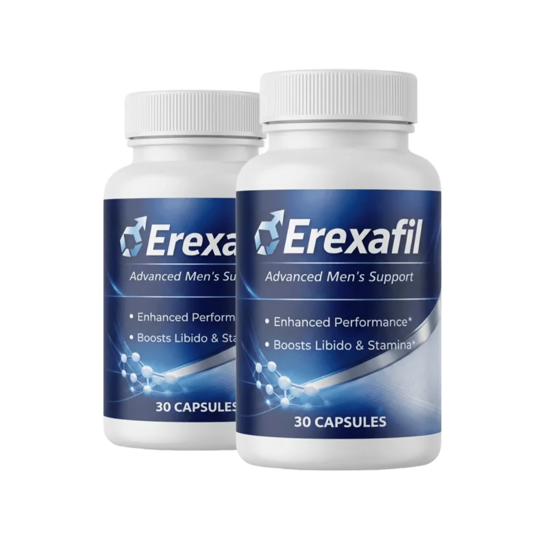 Erexafil Men's Wellness Relief Supplement — 2 Bottle / 60 Day Pack
