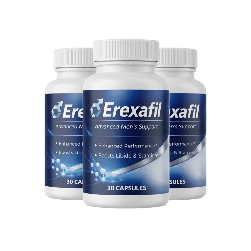 Erexafil Men's Wellness Relief Supplement — 3 Bottle / 90 Day Pack