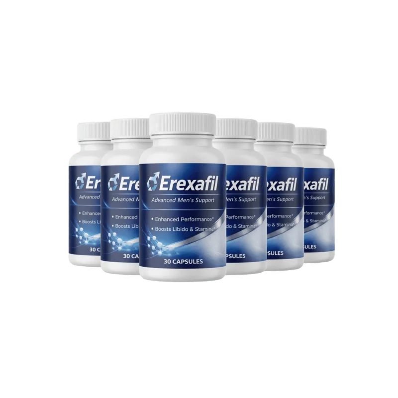 Erexafil Men's Wellness Relief Supplement — 6 Bottle / 180 Day Pack